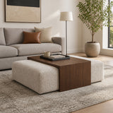 Drydenford Coffee Table Ottoman, Ivory