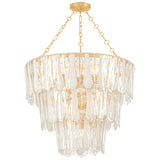 Tappan 13 Light Chandelier, Vintage Gold Leaf