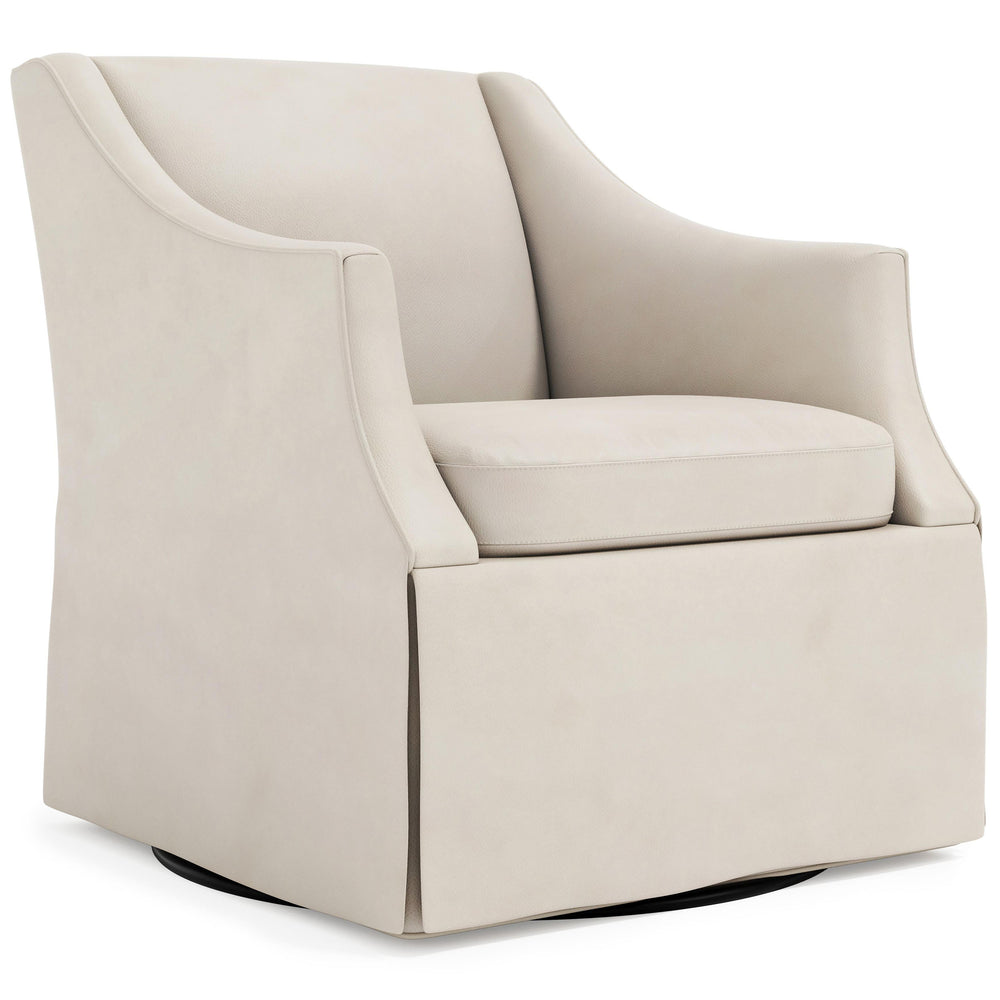 Clayton Leather Swivel Chair, 352-002