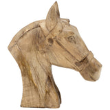 Horse Head Decor, Natural-Accessories-High Fashion Home