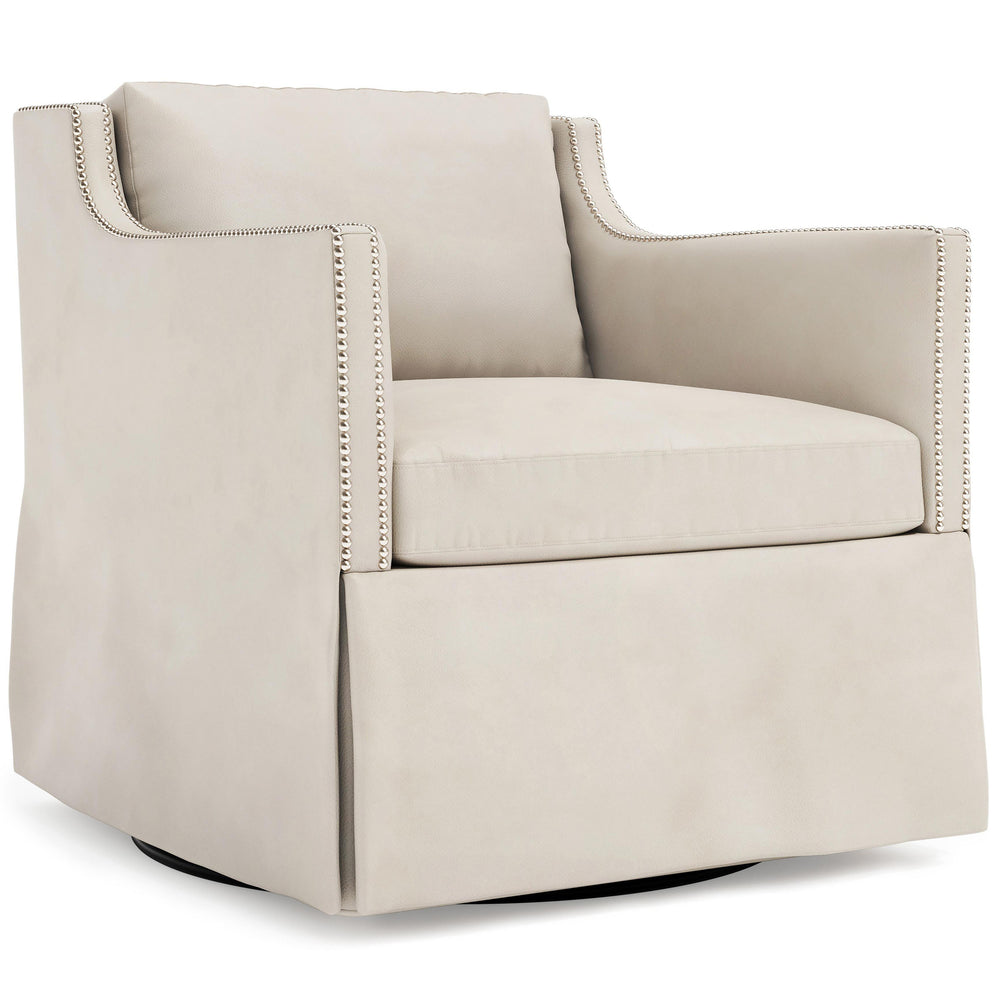 Delaney Leather Swivel Chair, 352-002