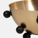 Metal Bubble Bowl, Gold