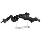 Charred Timber Sculpture, Black