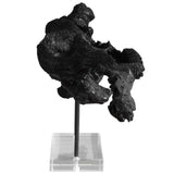 Charred Timber Sculpture, Black