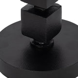 Stacked Cube Accent Table, Black
