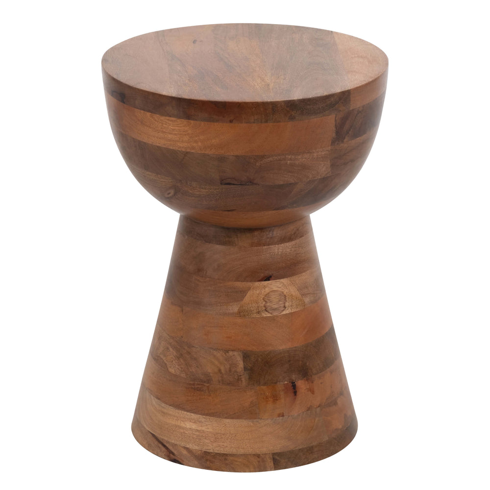 Mango Wood Accent Table, Brown