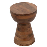 Mango Wood Accent Table, Brown