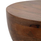 Mango Wood Accent Table, Brown