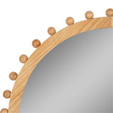 Beaded Arch Mirror, Natural-Accessories-High Fashion Home