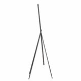 Metal Floor Mirror on Stand, Black-Accessories-High Fashion Home