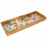 Lacquer Bamboo Bar Tray, Kaleidoscope