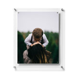 Single Acrylic Magnet Wall Frame - CHOOSE YOUR SIZE (Silver/Gold)-Frames-High Fashion Home