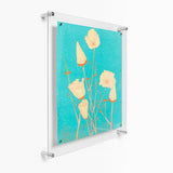 Single Acrylic Magnet Wall Frame - CHOOSE YOUR SIZE (Silver/Gold)-Frames-High Fashion Home