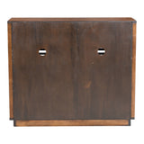 Linea Cabinet, Walnut-Furniture-High Fashion Home