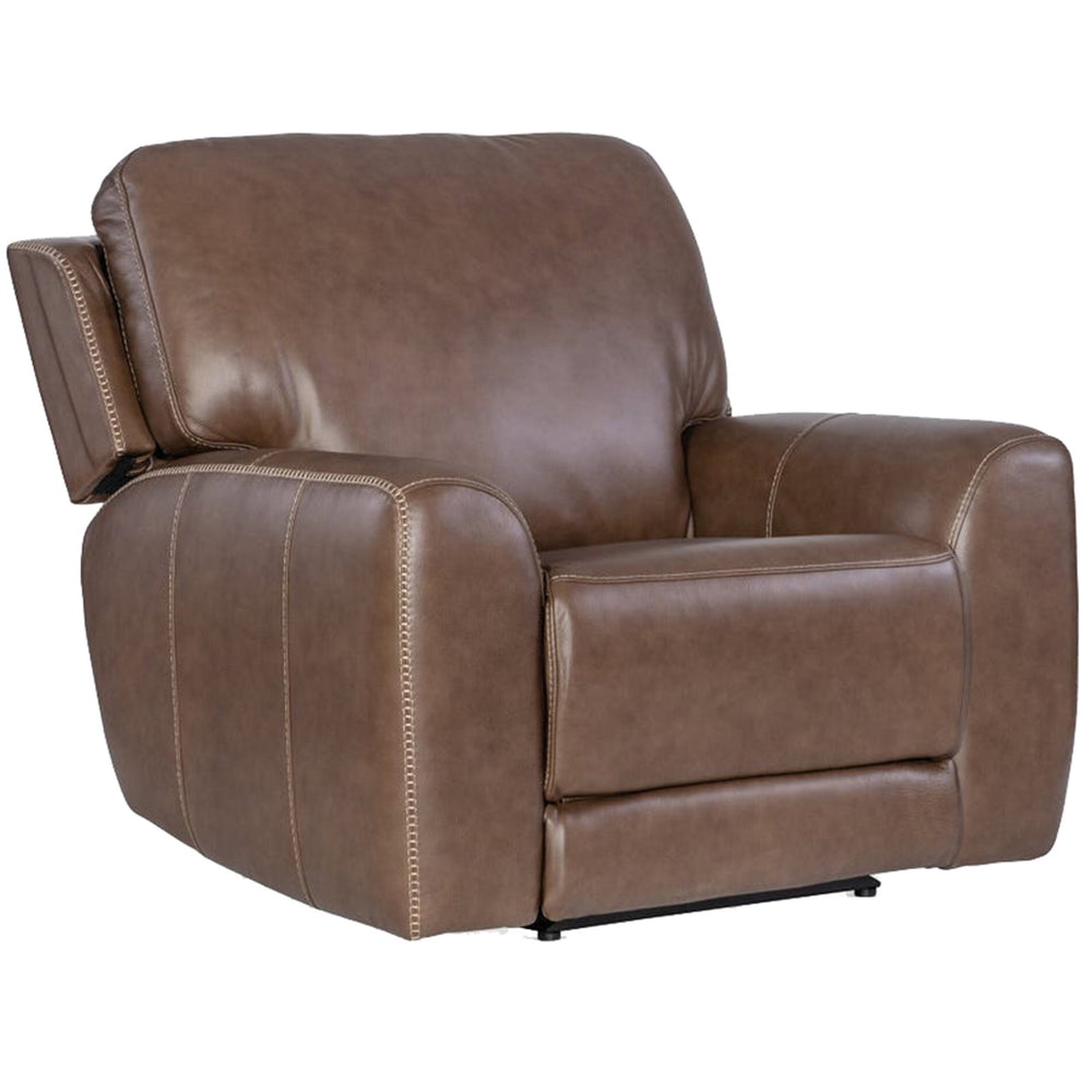 Torres Leather Power Recliner, Sorrento Mocha