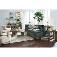 Element Sectional, Smoke-Furniture - Sofas-High Fashion Home