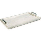 White Bone with Nickle Tray