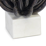 Succulent Sculpture 2, Black-Accessories-High Fashion Home