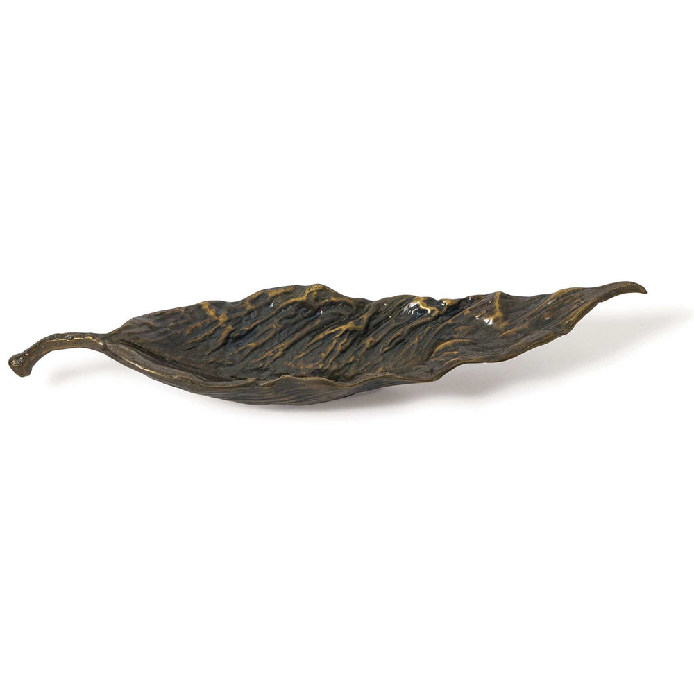 Autumn Metal Bowl, Brass-Accessories-High Fashion Home