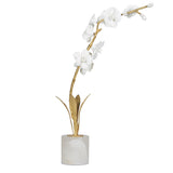 Thylane Bent Orchid, White-Accessories-High Fashion Home