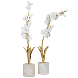 Thylane Bent Orchid, White-Accessories-High Fashion Home