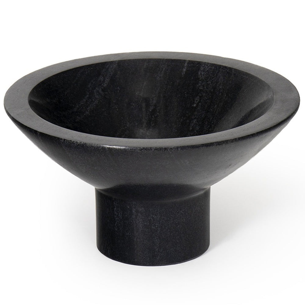 Martini Marble Bowl Short, Black-Accessories-High Fashion Home