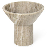 Martini Marble Bowl Tall, Grey-Accessories-High Fashion Home
