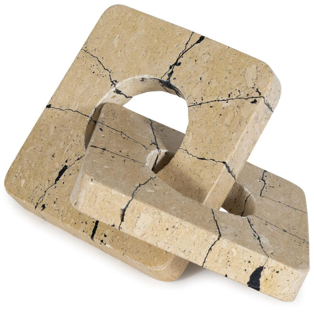 Gemini Marble Link, Natural Travertine