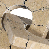 Gemini Marble Link, Natural Travertine
