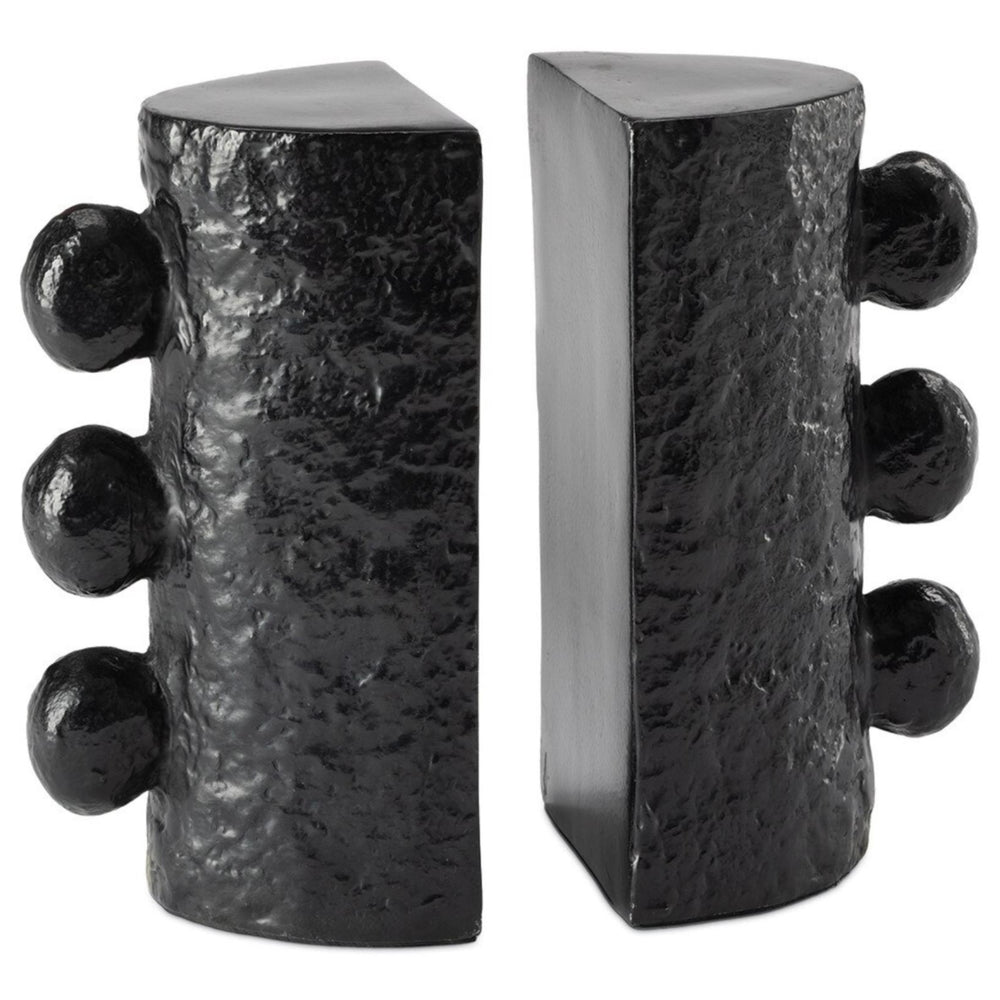 Sanya Bookend Set, Black-Accessories-High Fashion Home