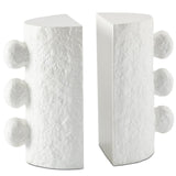 Sanya Bookend Set, White-Accessories-High Fashion Home