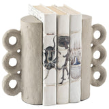 Chandra Bookend Set, Grey-Accessories-High Fashion Home