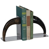 Lisbon Horn Bookend Set, Natural-Accessories-High Fashion Home