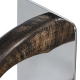 Lisbon Horn Bookend Set, Natural-Accessories-High Fashion Home