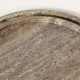 Sutton Round Marble Tray Set, Grey-Accessories-High Fashion Home