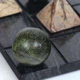 Tic Tac Toe Marble Board, Black-Accessories-High Fashion Home