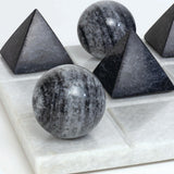 Tic Tac Toe Marble Board, White-Accessories-High Fashion Home