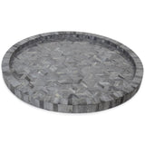 Jullian Bone Tray, Grey-Accessories-High Fashion Home