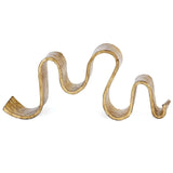 Wave Sculpture, Gold Leaf-Accessories-High Fashion Home