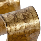 Wave Sculpture, Gold Leaf-Accessories-High Fashion Home