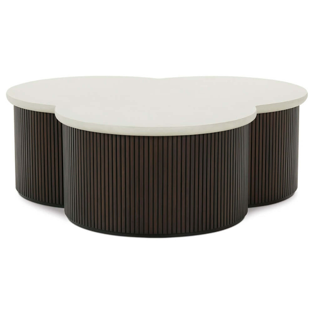 Kindred Fossil Cocktail Table, Godiva