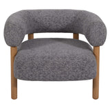Roundback Accent Chair, Gray