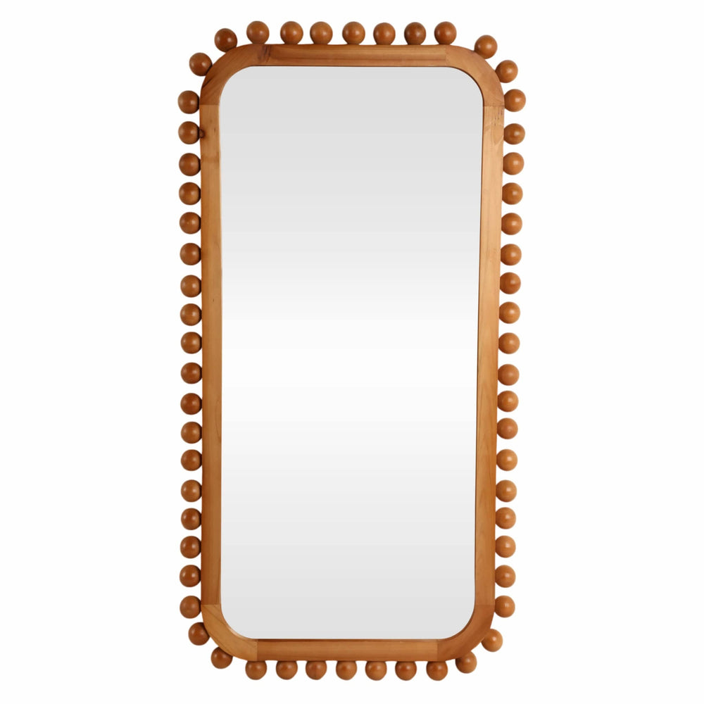 Knobby Rectangular Mirror, Natural-Accessories-High Fashion Home