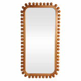 Knobby Rectangular Mirror, Natural-Accessories-High Fashion Home