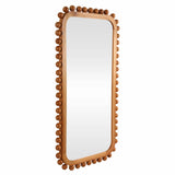 Knobby Rectangular Mirror, Natural-Accessories-High Fashion Home