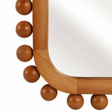 Knobby Rectangular Mirror, Natural-Accessories-High Fashion Home