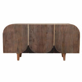 Curved Ridges Sideboard, Brown/Natural