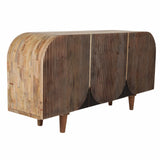 Curved Ridges Sideboard, Brown/Natural