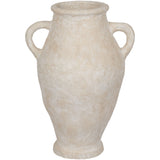 Paper Mache Jug, White