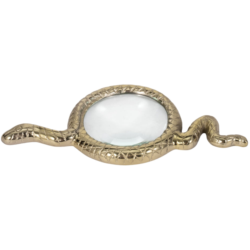 Snake Magnifying Glass, Gold